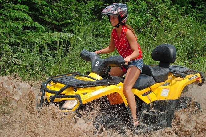 3 adrenaline activities Atvs Zipline and a swim experience in a cenote - Swimming in a Maya cenote changes the mood