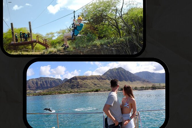 3 Zipline Adventure and 3.5 hour Afternoon Snorkel Cruise - The transfer from Coral Crater to Ko Olina