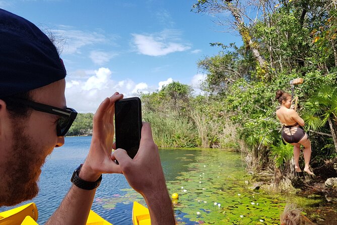 4 Private Cenotes, Zip-Lines, Canoes & Mayan Village with Delicious Lunch - A Mayan village meal with local character