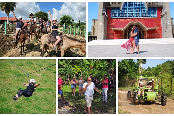 5 activities in 1 Day, Buggies,Horseback Riding,Zipline.City Tour - Horseback riding, tobacco, and muddy paths