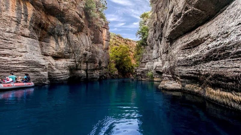 5 in 1 Super Combo: Rafting, Zipline, and Tazi Canyon Etc. - Köprülü Canyon by jeep-style vehicle