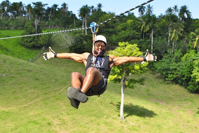 6 in 1 tours Full Day Safari, Zipline, Buggies and Horse Riding - Ziplining brings the main burst of action