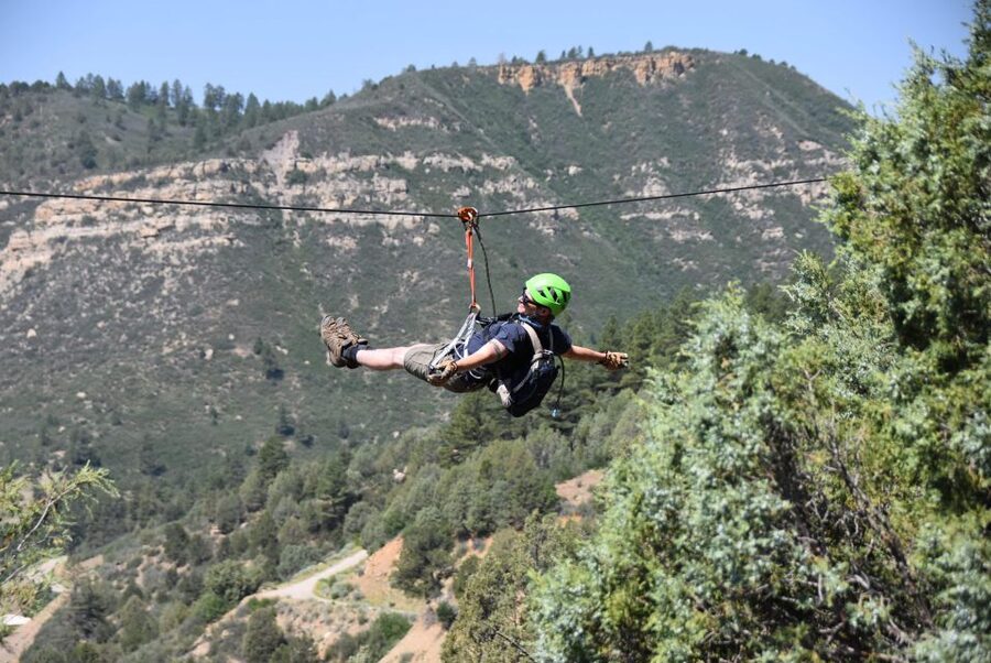 6-zipline Adventure in the San Juan Mountains near Durango - Rules for children and tandem rides