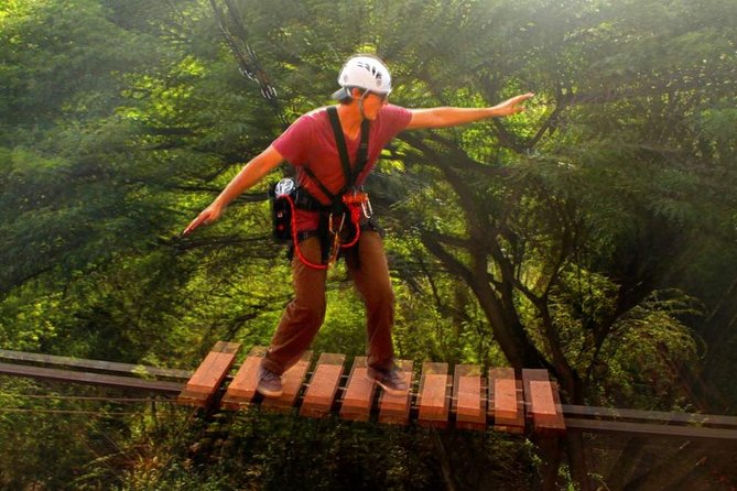 6 Zipline & Adventure Tower EPIC COMBO - The 60-foot tower is a different kind of challenge
