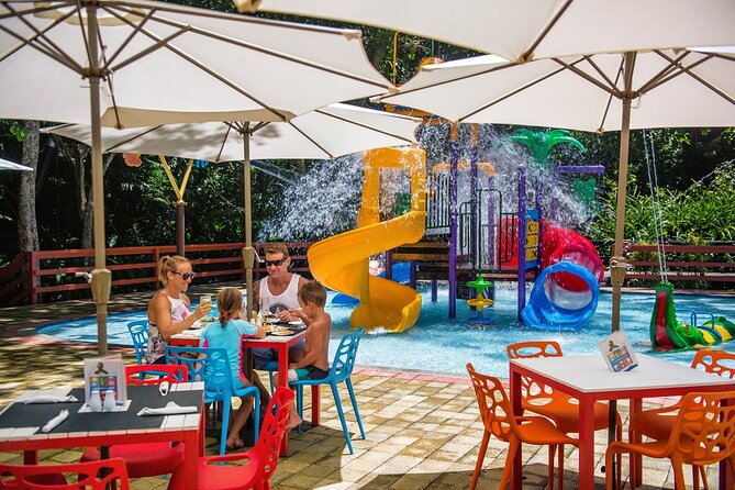 Admission + 2x Zip Line + Unlimited Water Slide Rides - Turtle feeding and wildlife encounters