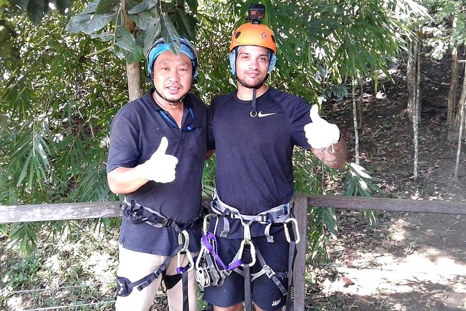 Adrenaline Chiangmai Zipline+ATV - Getting comfortable on the one-hour ATV ride