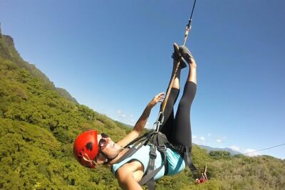 AdrenaLine Zipline Tour with WaterZip by Outfitters Kauai