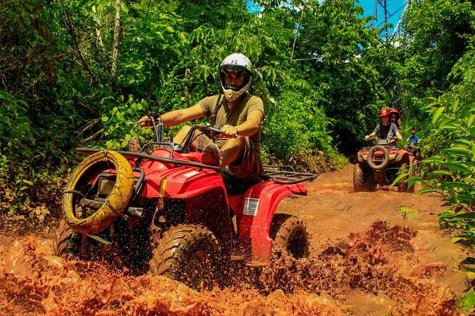 Adventure tour on ATV with Zip Line and Cenotes in Mayan Jungle - ATV riding through the Mayan jungle