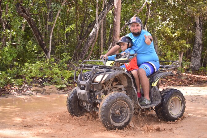 Adventure with ATV Rides, Zip Lines and Cenote at Tulum Jungle - Five ziplines, not just a quick swing through the trees