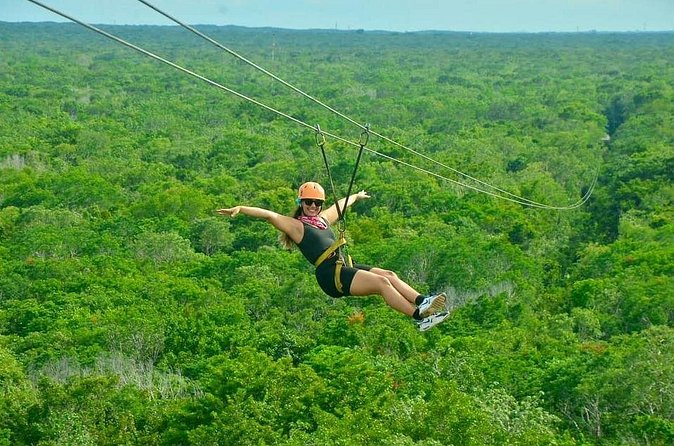 Adventure with ATV Rides, Zip Lines and Cenote at Tulum Jungle - The cenote adds a cooler, quieter stop
