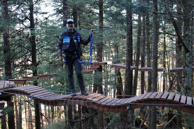 Aerial Adventure Ropes Course in Sitka - The Fox Course adds more balance and control