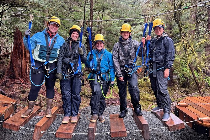 Aerial Adventure Ropes Course in Sitka - Eagles Flight brings you back to the forest floor
