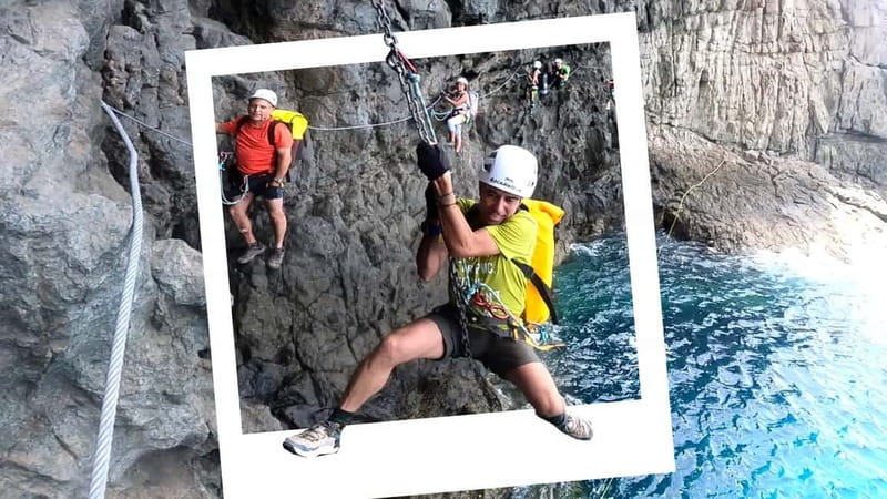 Agaete: Gran Canaria Coasteering. Marine Ferrata and Zipline - What this Agaete coasteering route really involves