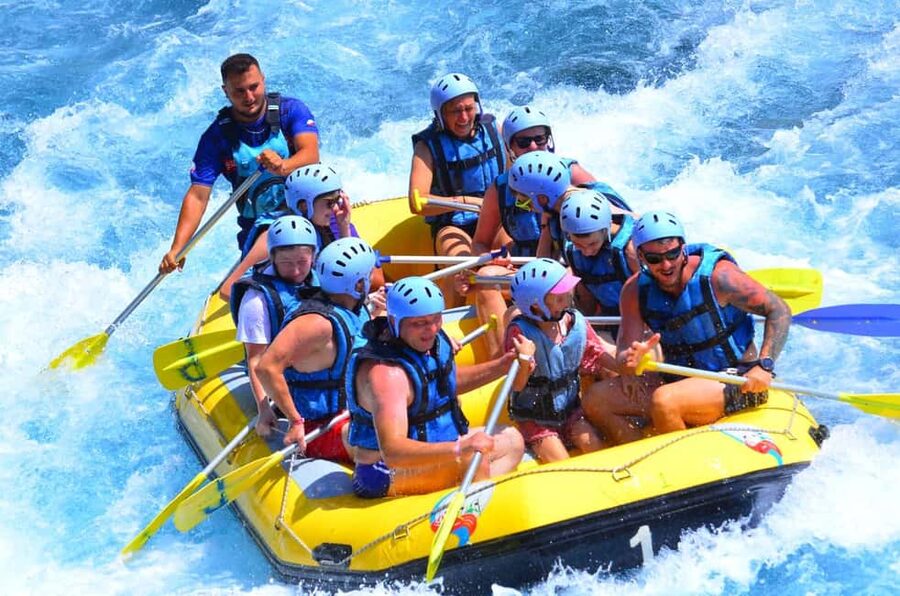 Alanya/Antalya: Buggy, Jeep, Rafting, & Zipline Tour + lunch - Lunch beside the river, with extras kept separate