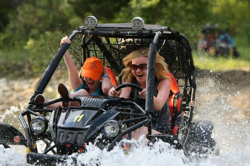 Alanya /Antalya /Side Rafting and Buggy, Quad Option Zipline - Safety briefing and equipment at the rafting center