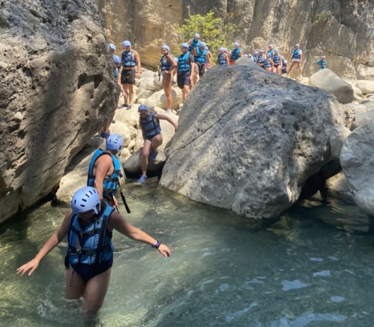Alanya/City of Side: Canyoning, Rafting and Ziplining Tour - The first 7 km by raft
