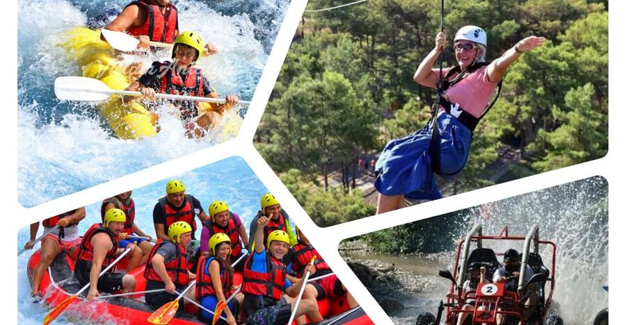 Alanya : Rafting, Quad/ Buggy & Zipline Adventure Combo Tour - Key points at a glance