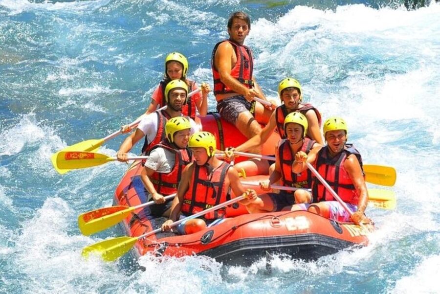 Alanya : Rafting, Quad/ Buggy & Zipline Adventure Combo Tour - Ziplining above the canyon scenery