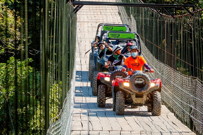 All-in-one PV Experience: Suspension bridge, Quads, Buggies, Ziplines and Mules - A full day of action in the Sierra Madre