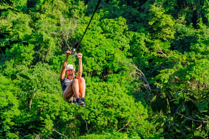 All-in-one PV Experience: Suspension bridge, Quads, Buggies, Ziplines and Mules - El Jorullo Bridge and the waterfall stop