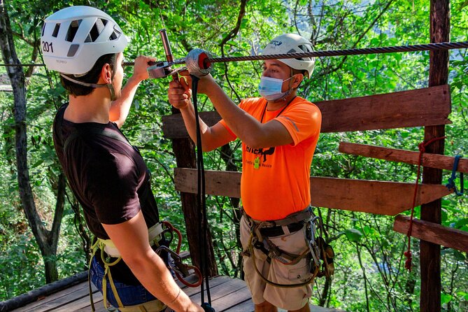 All-in-one PV Experience: Suspension bridge, Quads, Buggies, Ziplines and Mules - Eleven zip lines with steps between runs