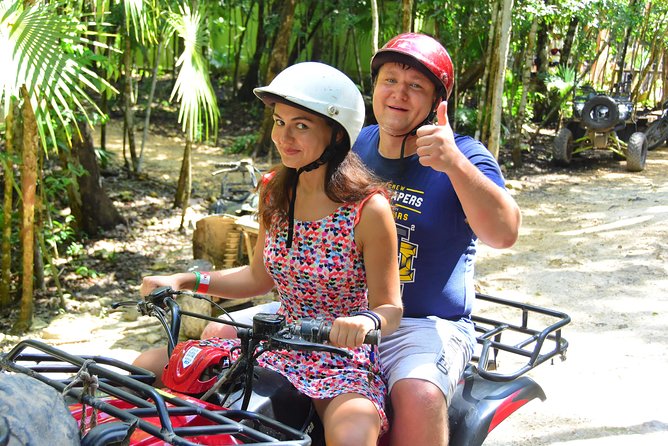 All Weather Adventure: Ziplines, Single ATVs, and Cenote - Three active stops near Puerto Morelos