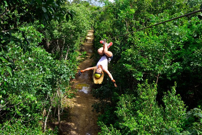 All Weather Adventure: Ziplines, Single ATVs, and Cenote - The cenote adds water and balance