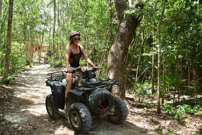Amazing ATV (single) Cenote and Ziplines with Transfer from Playa del Carmen - Lunch, water, and the rhythm of the day