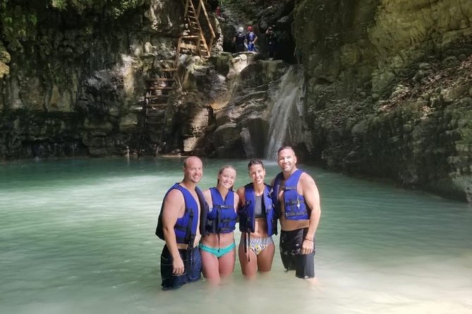 Amber cove and Taino Bay 7 Waterfall Zip lined & Dominican food - Dominican lunch and the value of the $120 price