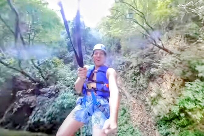 AMBER COVE-TAINO BAY 5 Zip Lines 7 Waterfalls + Locale Food - Seven waterfalls, slides, and optional jumps