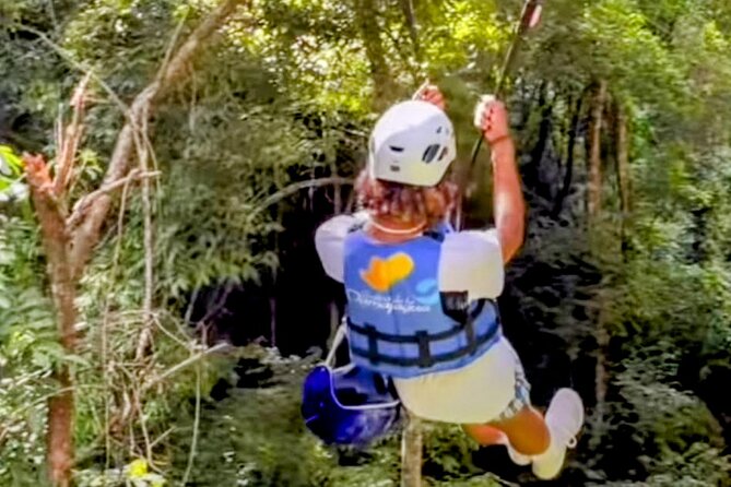 AMBER COVE-TAINO BAY 5 Zip Lines 7 Waterfalls + Locale Food - Five ziplines above the canyon