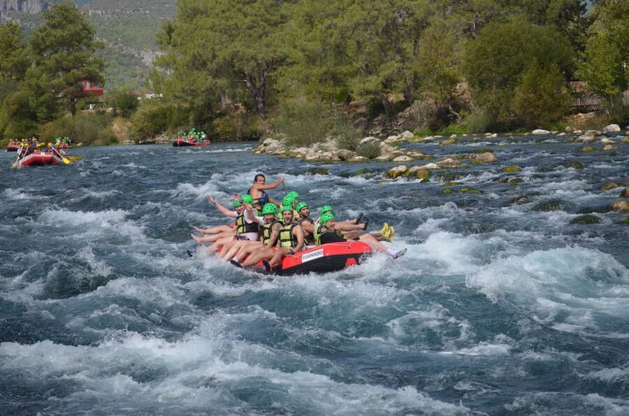 Antalya: Canyoning, Rafting, Quad, Jeep & Zipline with Lunch - Rock scrambling and cold-water canyoning