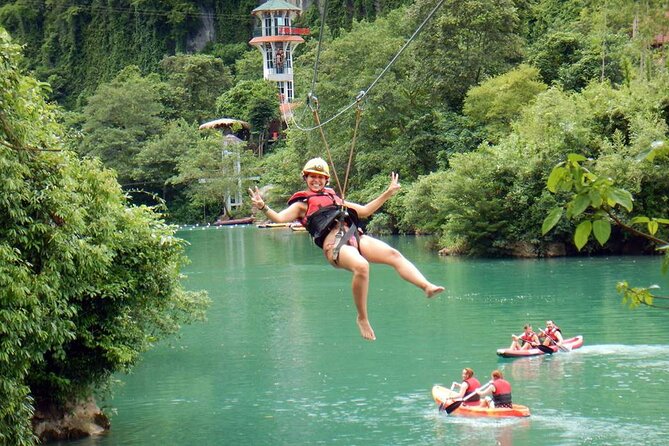 Antalya Family Combo Tour: Jeep, Rafting & Zipline with Lunch - The zipline adds a quick burst of excitement