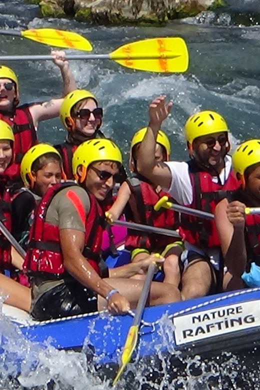 Antalya: Rafting & Buggy, Quad Safari & Zipline Adventure - A short zipline finish with wide views