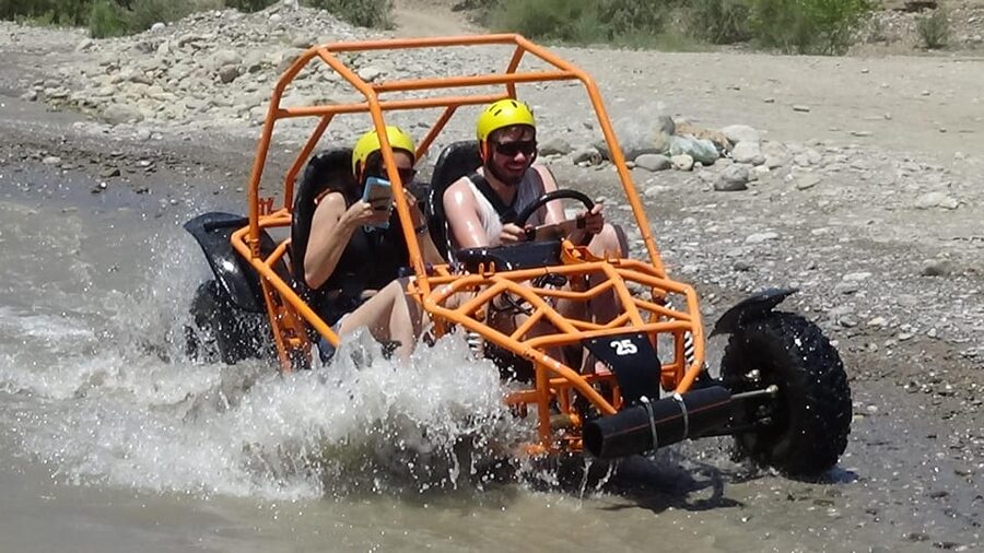 Antalya: Rafting & Buggy, Quad Safari & Zipline Adventure - Transfers from Belek, Side, Kemer, Alanya, and Serik