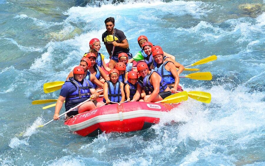 Antalya Rafting, Buggy/Quad, Zipline & Lunch with Swim Break - Ziplining Above Köprülü Canyon
