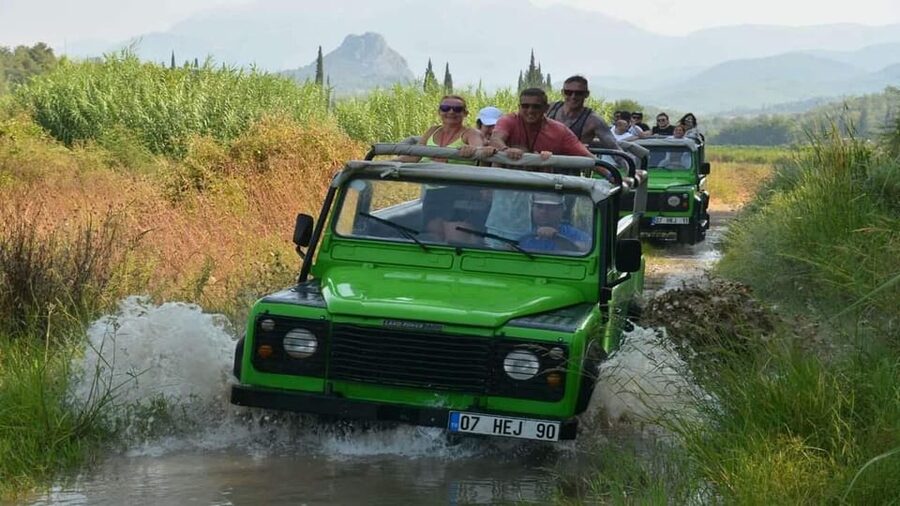 Antalya: Rafting with Lunch and Zipline/ATV or Jeep Option - Lunch at the Enjoy Rafting base
