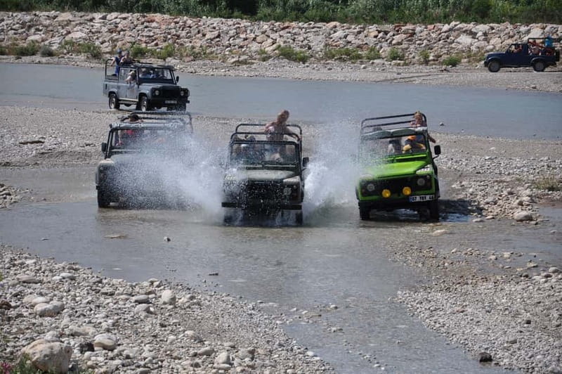 Antalya: Rafting, Zipline Buggy/Quad Jeep Combo Tour w/Lunch - Arrival beneath the Roman bridge