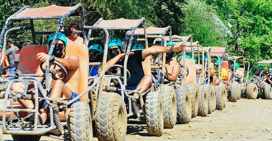Antalya: Ziplining, Rafting, Jeep Tour & Quad Safari w/Lunch - Rafting through 10 rapid sections