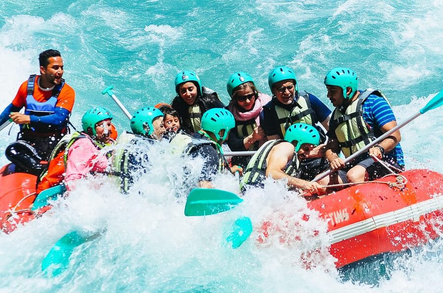 Antalya: Ziplining, Rafting, Jeep Tour & Quad Safari w/Lunch - Ziplining over the canyon area