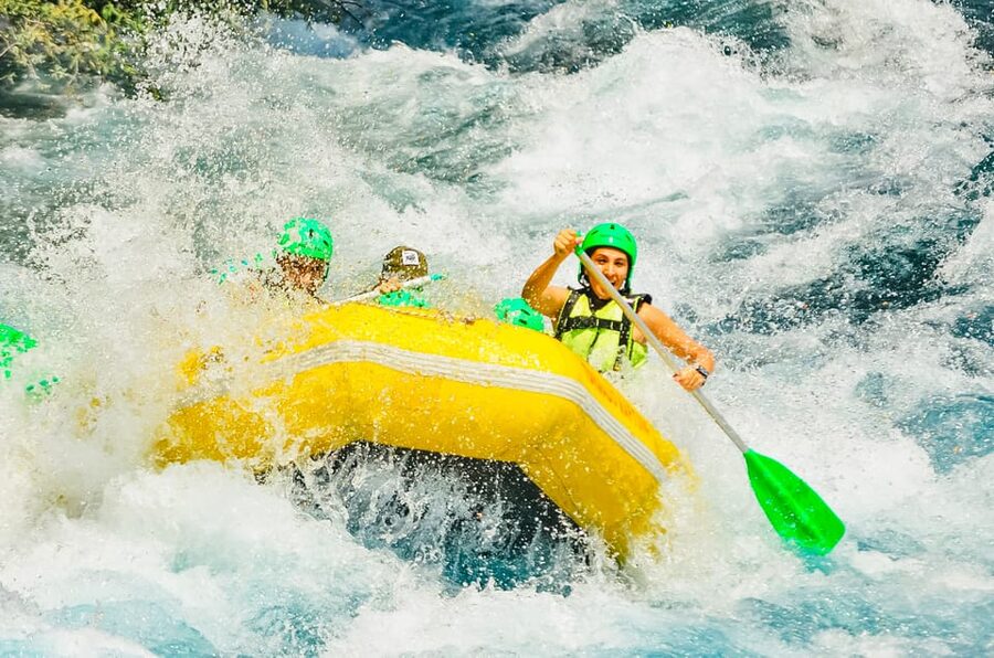 Antalya: Ziplining, Rafting, Jeep Tour & Quad Safari w/Lunch - Lunch beside the river
