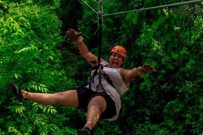 ATV Adventure Combo with Snorkeling, Ziplines, Cenote, and Lunch - Swimming in a Mayan cenote