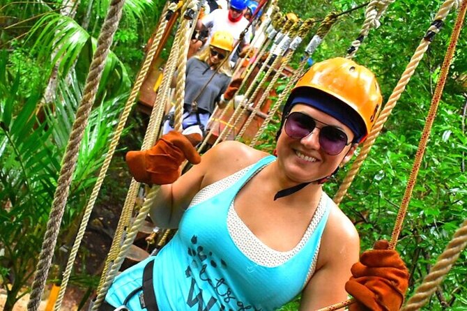 ATV Adventure, Interactive Bridges, Ziplines, Cenote and Lunch - Cenote Verde Lucero and the short swim stop