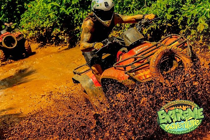 ATV Cenote & Ziplines Activities from Riviera Maya - The open cenote with lilies and jumping platforms