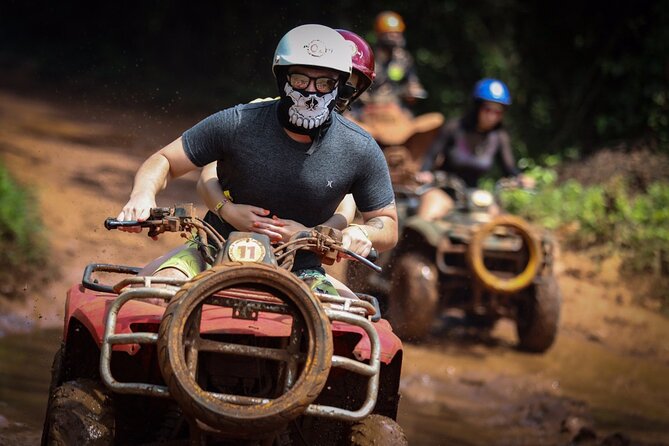 ATV & Horseback Ride with Ziplines Cenote from Playa del Carmen - Swimming at Cenote Verde Lucero