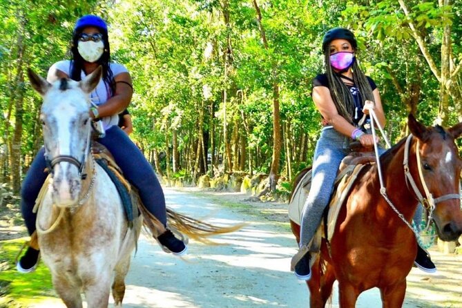 ATV & Horseback Ride with Ziplines Cenote from Playa del Carmen - Snack, tequila, and the end of the day
