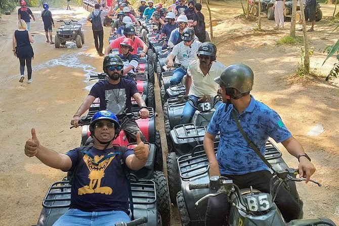 ATV Riding and Zipline Adventure Tour From Phuket - Getting ready for the ATV ride