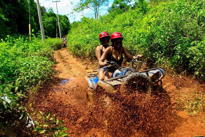 Atv’s, Ziplines and Cenote swim experience from Cancun - Shared ATV riding, with one important catch