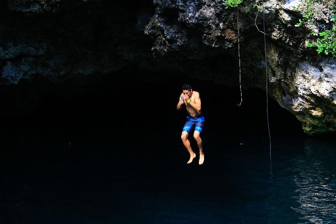 Atv’s, Ziplines and Cenote swim experience from Cancun - A real Maya cenote and the jump into cool water