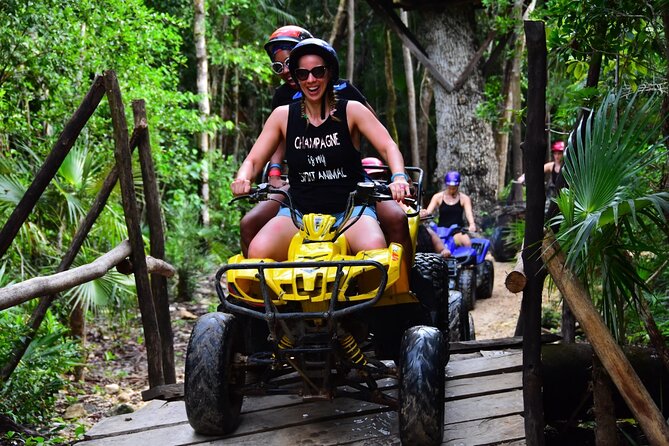 ATV (shared), Horse Back Riding, Ziplines, & Cenote from Cancún - Pickup details you should settle early